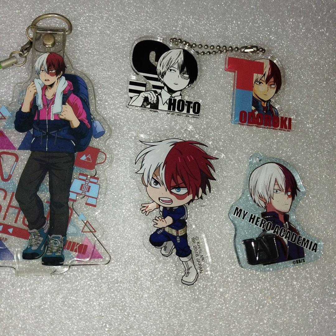 僕のヒーローアカデミア　轟　轟焦凍　アクリルキーホルダー　ラバーストラップ