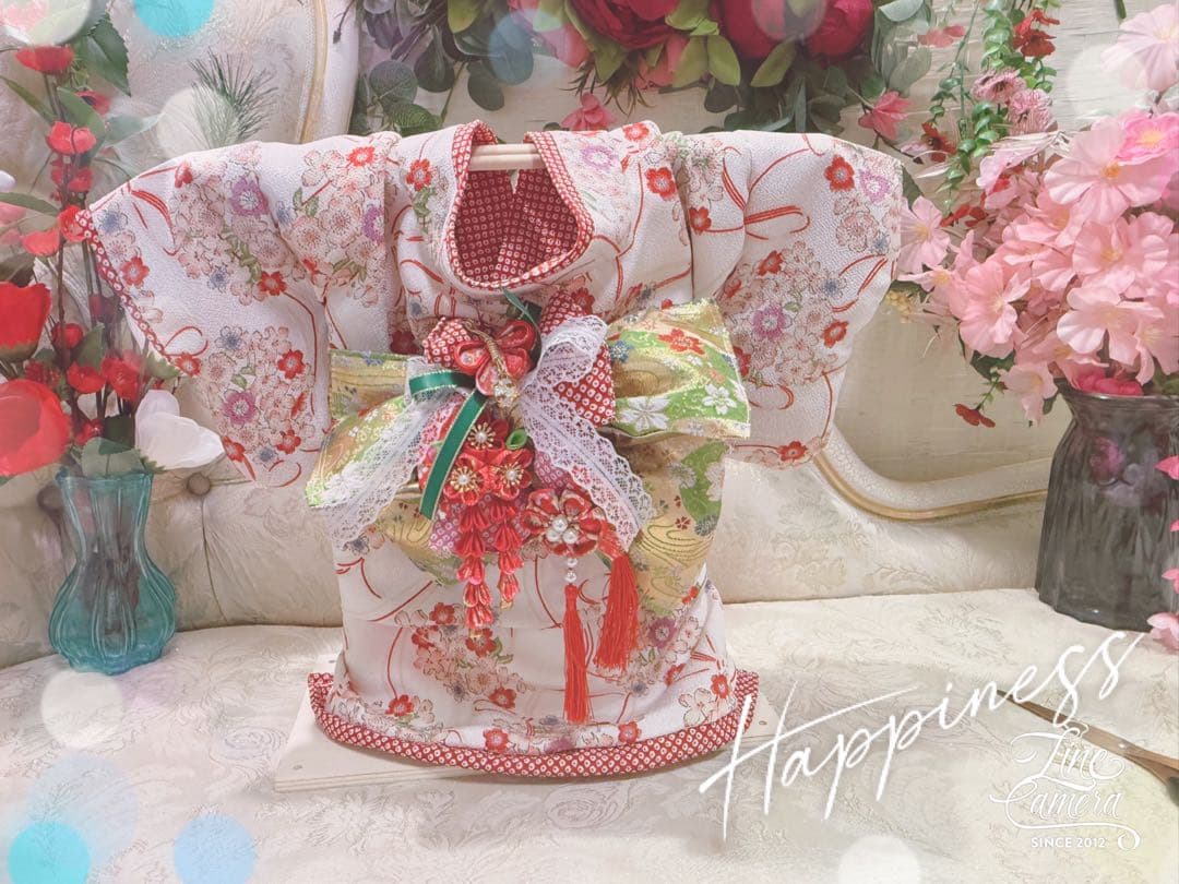 B420.pon2pan2☆オーダー☆犬お着物☆犬お引き摺りお着物 - メルカリ