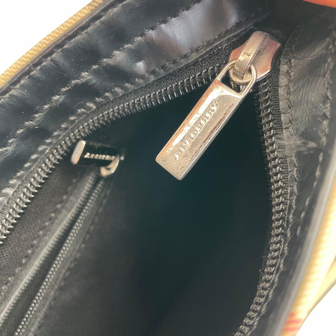 【akp様】Burberry バーバリーロンドンノバチェックPVCトートバック②