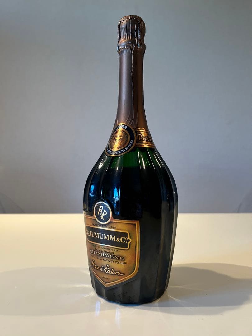 1982年 シャンパン G.H.Mumm Rene Lalouフランス