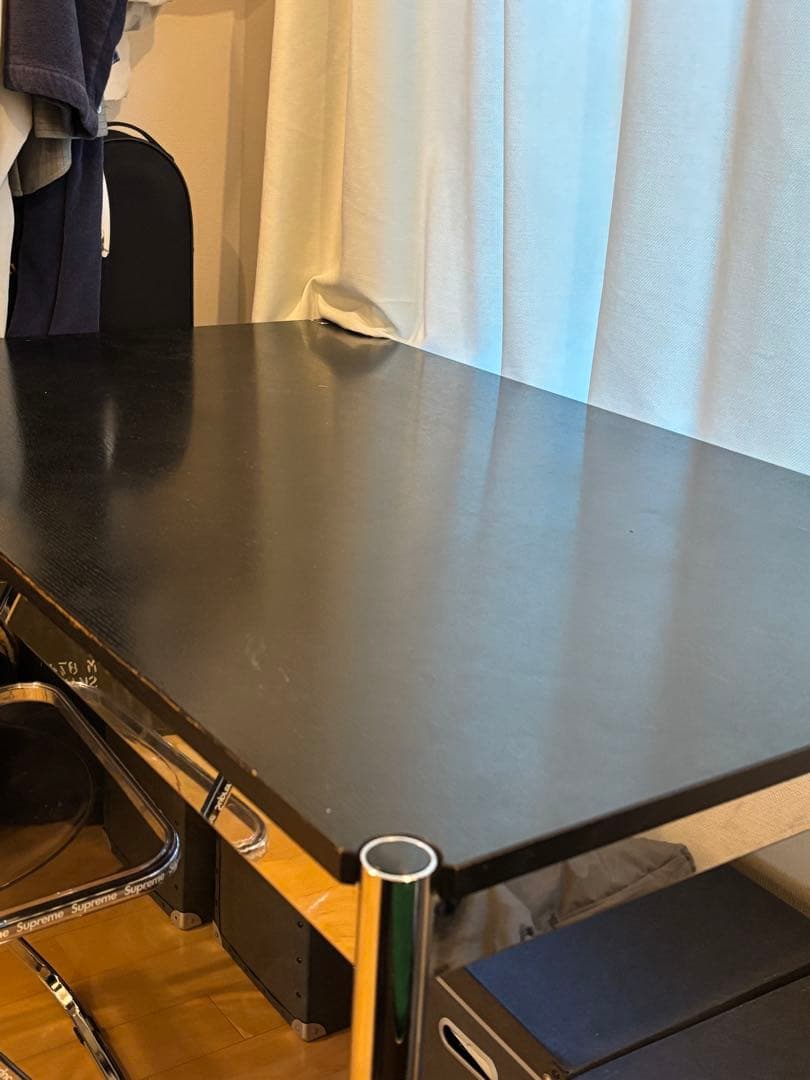 パソコンデスク Manabu USM haller black 125cm Table