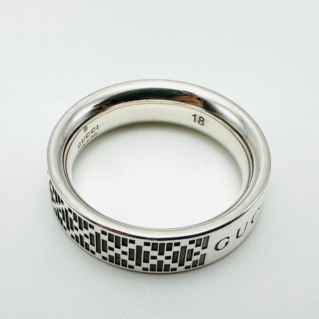 現行品　GUCCI ディアマンテ　リング　シルバー　Ag925 18刻印
