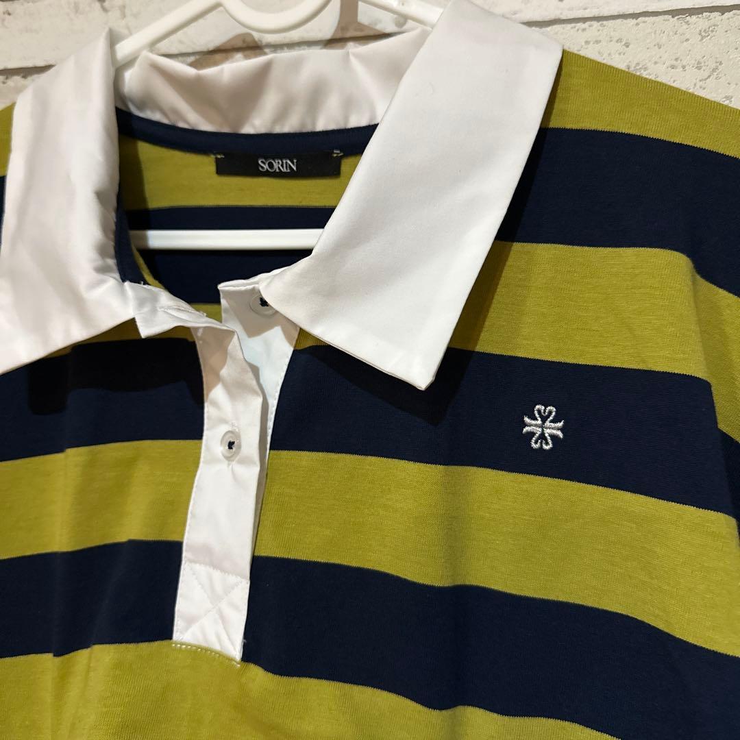 shi 美品 SORIN レイヤードライクポロシャツ