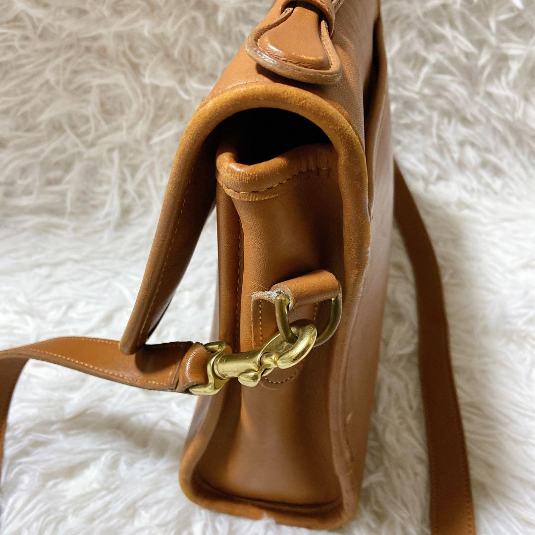 希少⭐️オールドコーチ　ショルダーバッグ　2way ターンロック　オールレザー