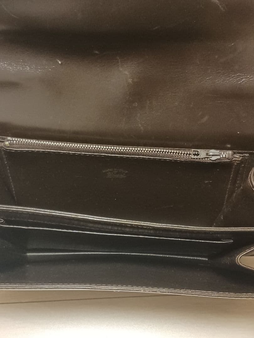 GUCCI インターロッキング オールドレザー ハンドバッグ　ブラウン　和