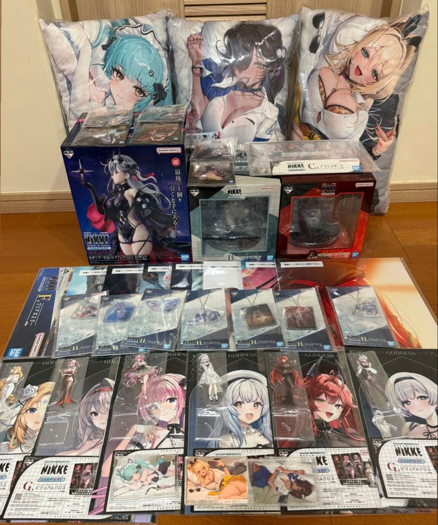 NIKKE ニケ 一番くじ 各1種ずつコンプ　A、B、ラストワン他 計43個 NIKKE ニケ 一番くじ 各1種ずつコンプ A、B、ラストワン他 計