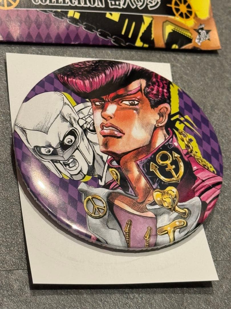 ジョジョ展 荒木飛呂彦原画展 4部 缶バッジ 東方仗助
