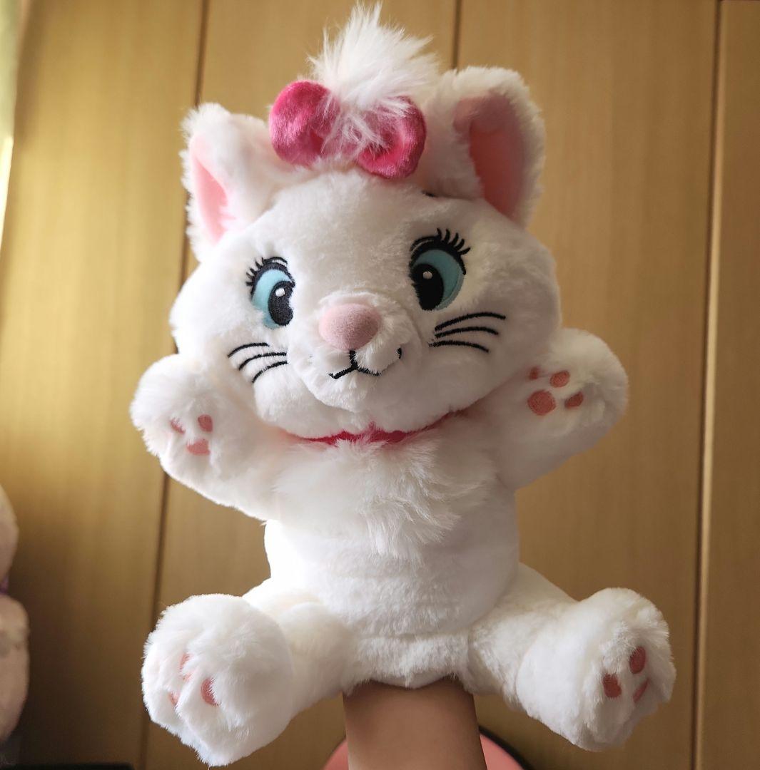 ディズニー マリーちゃん ぬいぐるみ、ハンドパペット、キャップ