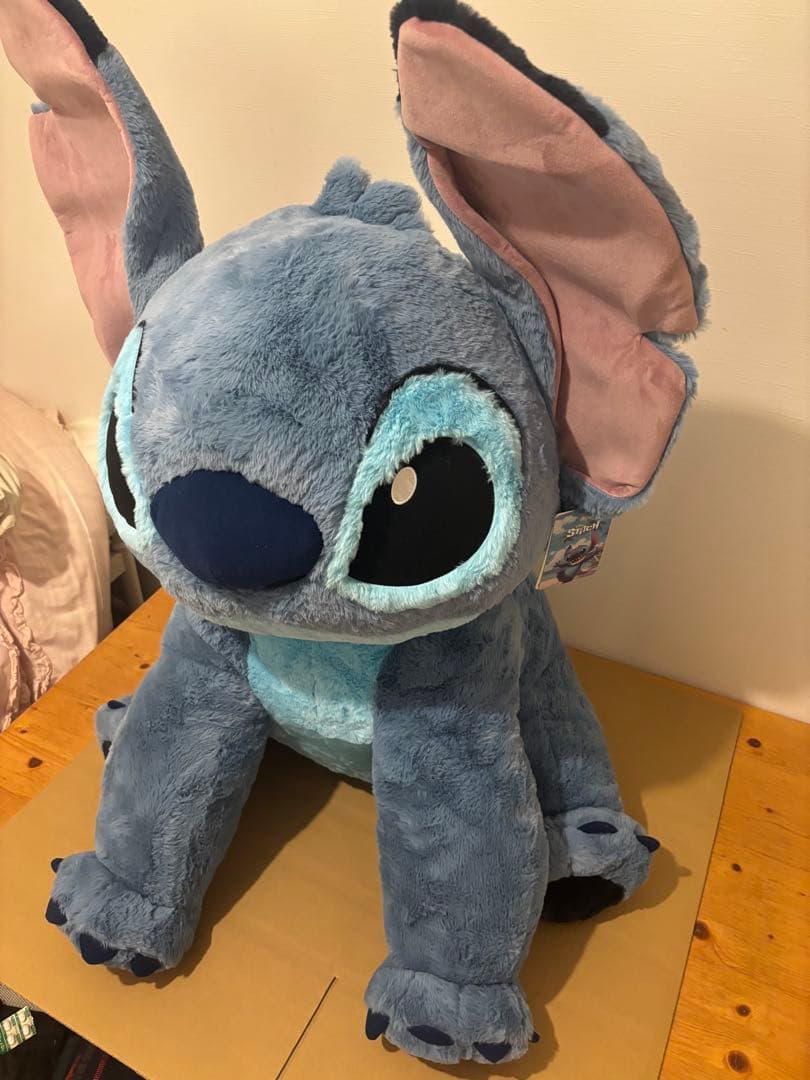 コストコ　スティッチ 特大ぬいぐるみ　限定　ブランケット