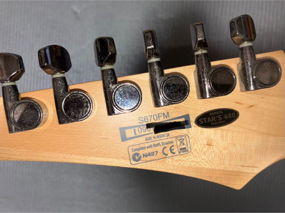 アイバニーズ エレキギター S670 可動品フレイムサンバースト - メルカリ