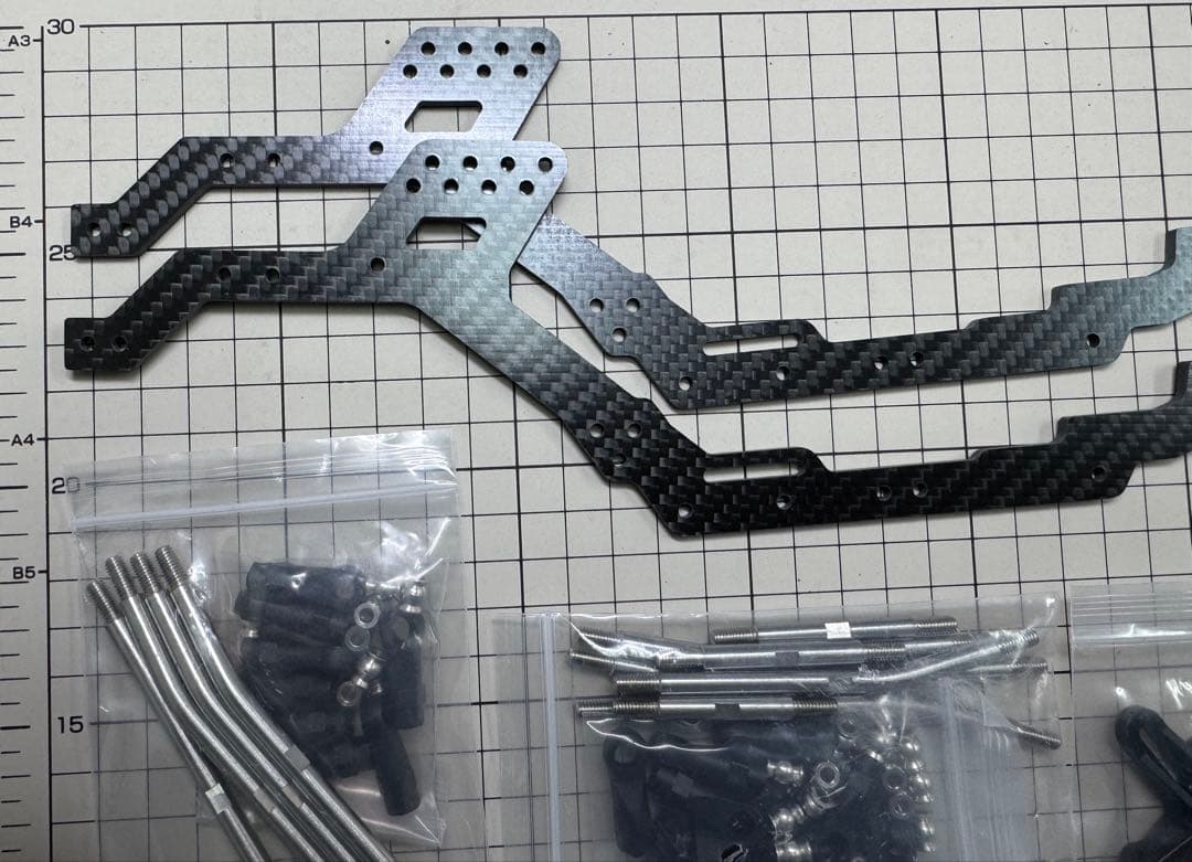 rc クローラー　INJORA シャーシーLCG フレームパーツ　TRX scx