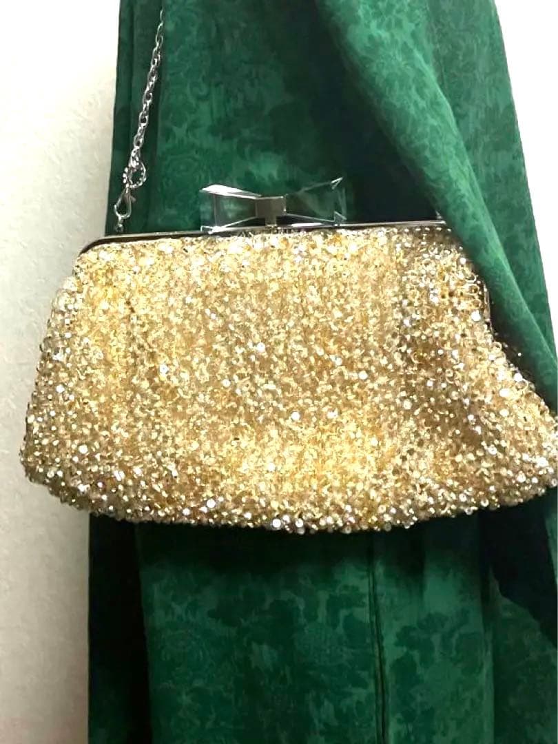 アンテプリマ クリスタッロフィオッコ 2way バッグ がま口　パーティー