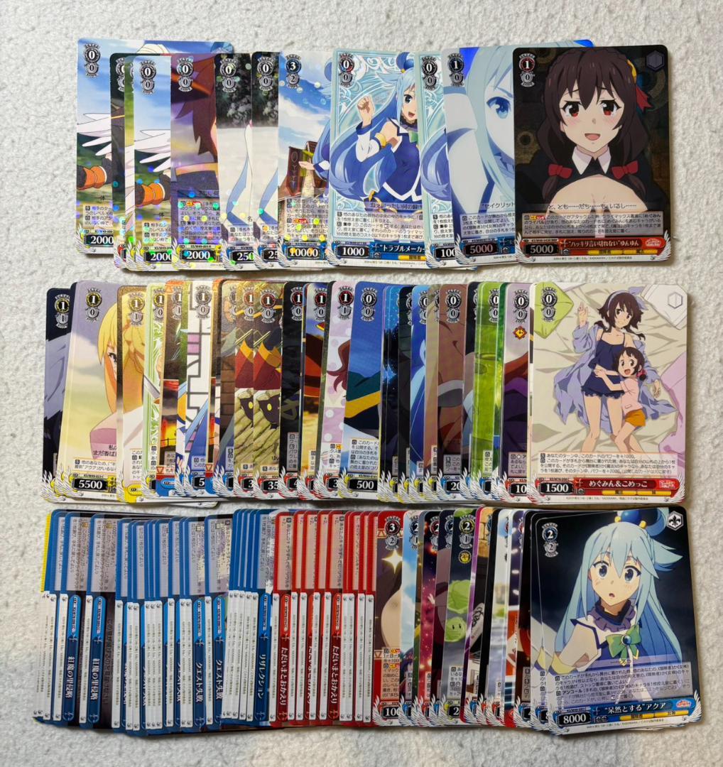 ヴァイスシュヴァルツ この素晴らしい世界に祝福を カード100枚以上