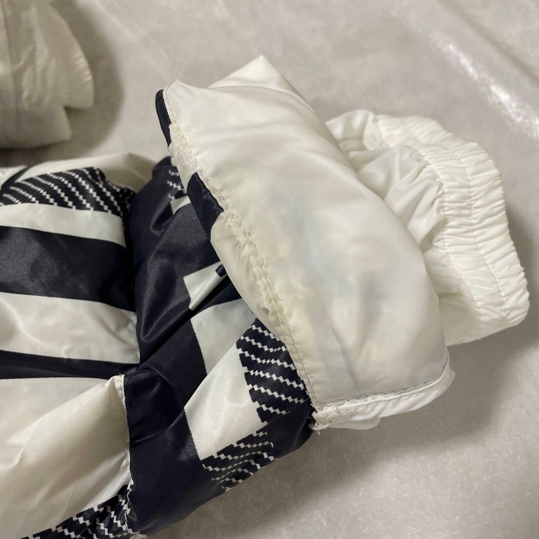 PEARLY GATES チェック柄 ダウンジャケット ゴルフ ロゴ　ワッペン