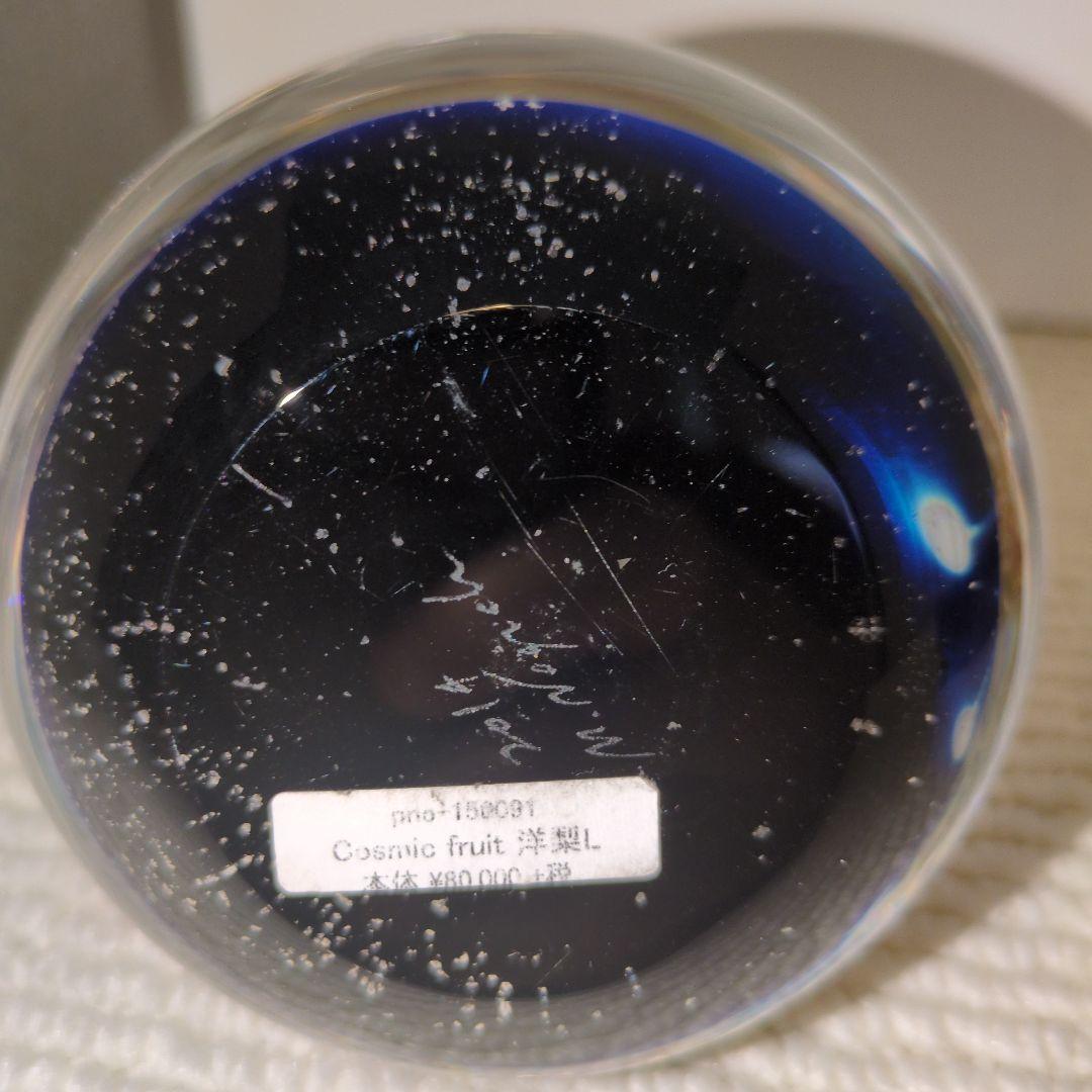 ノグチミエコCosmic fruit 洋梨 Lglass art