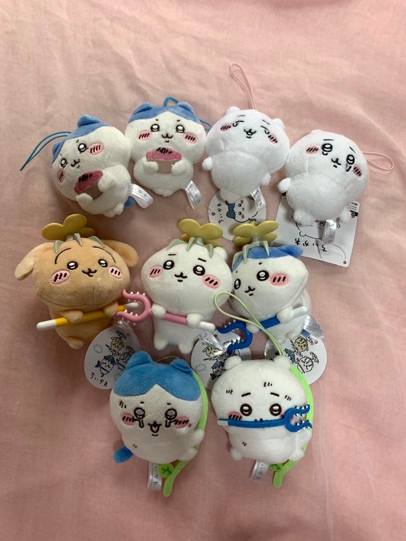 新品！お得！ちいかわプライズBIGぬいぐるみ&マスコットセット　パジャマ他