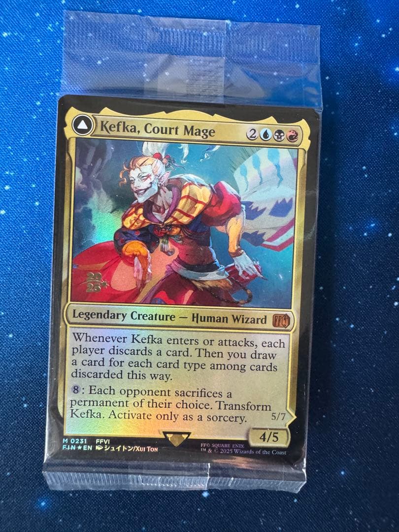 MTG 人造魔導士、ケフカ　KEFKA 英語　FOIL プレリ サージ・Foil】(543)□ボーダーレス□《人造魔導士、ケフカ/Kefka