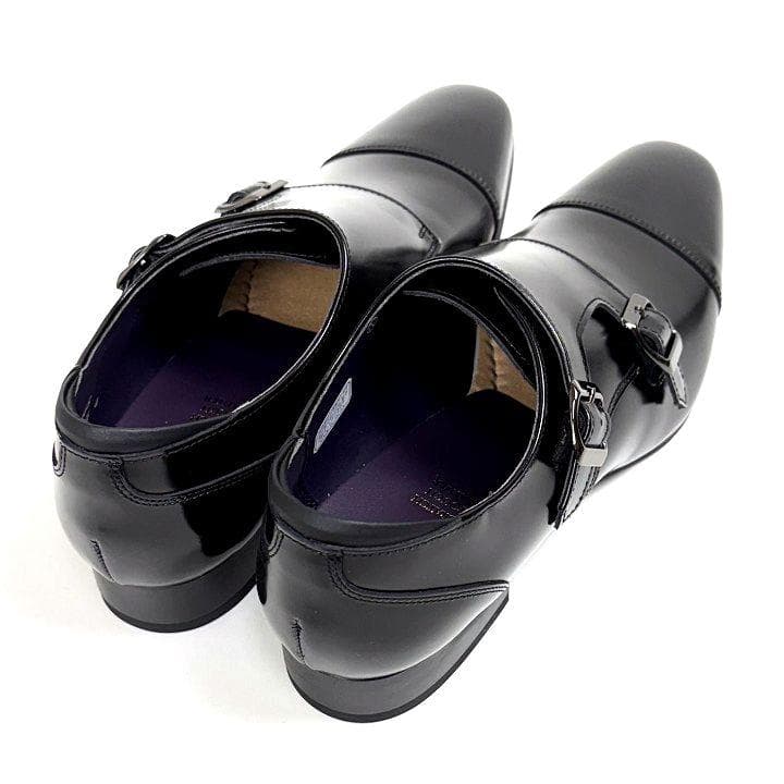 新品 リーガル 37TR ダブルモンク スクラッチタフレザー 25.5cm