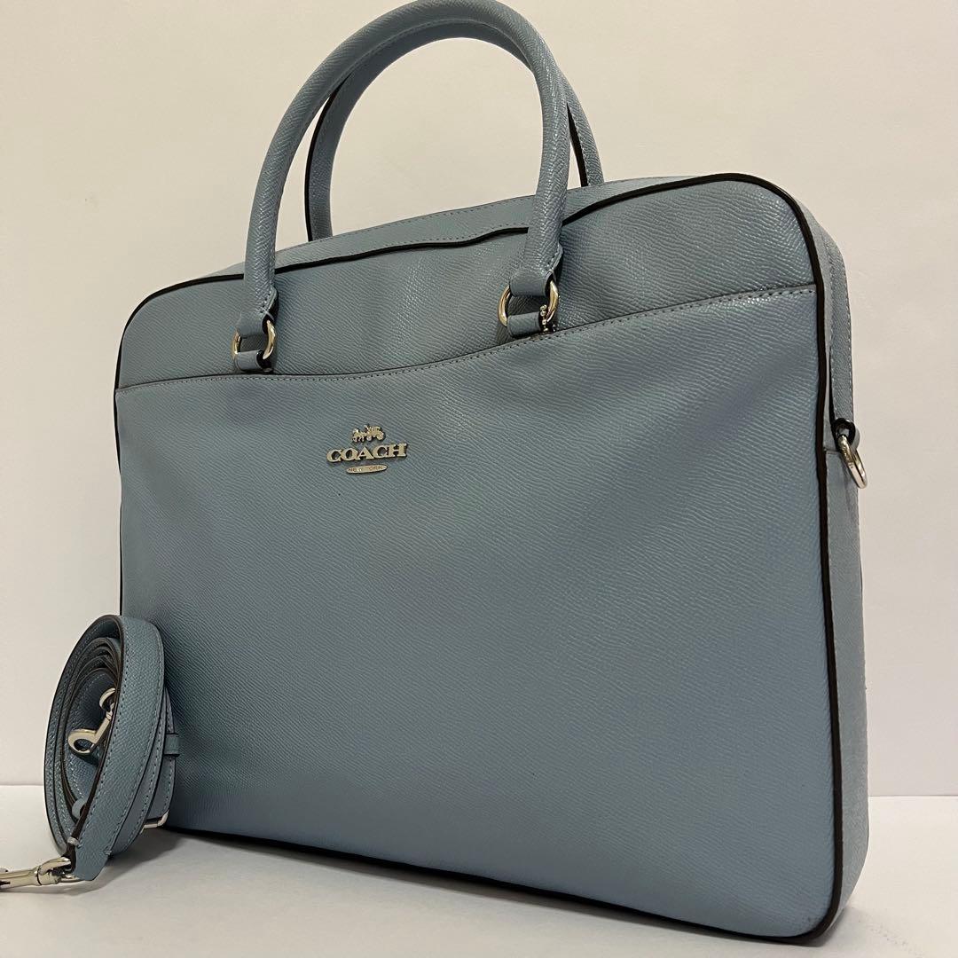 日本未発売✨美品✨コーチ　ブリーフケース　ビジネスバッグ　2way A4可