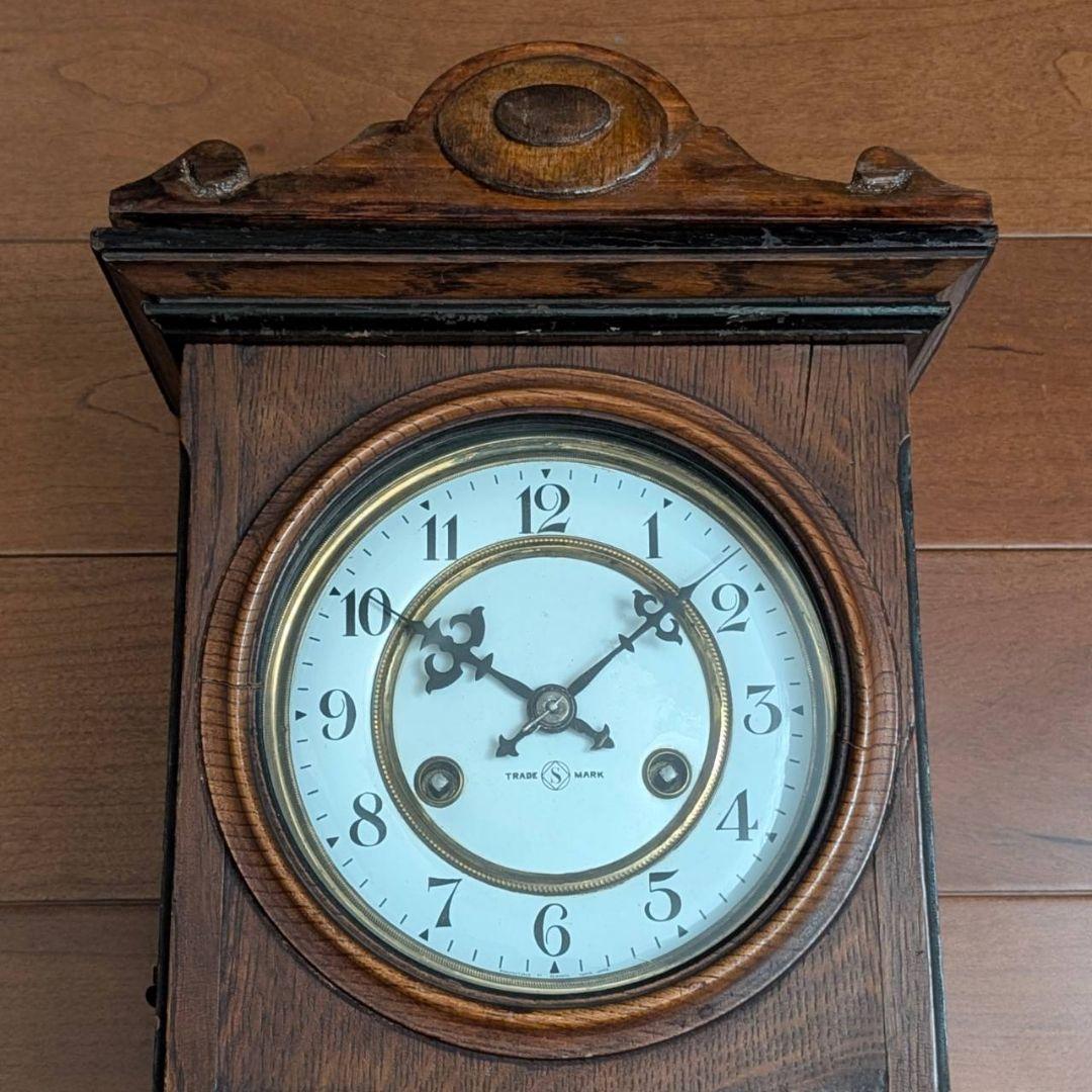 古時計　アンティーク掛時計　掛時計　振り子時計　ヴィンテージ掛時計　精工舎