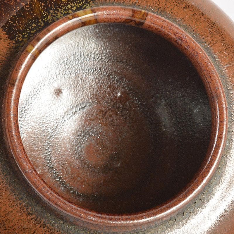 茶道具 京焼 笹田有祥作 大海茶入 共箱 V 6779