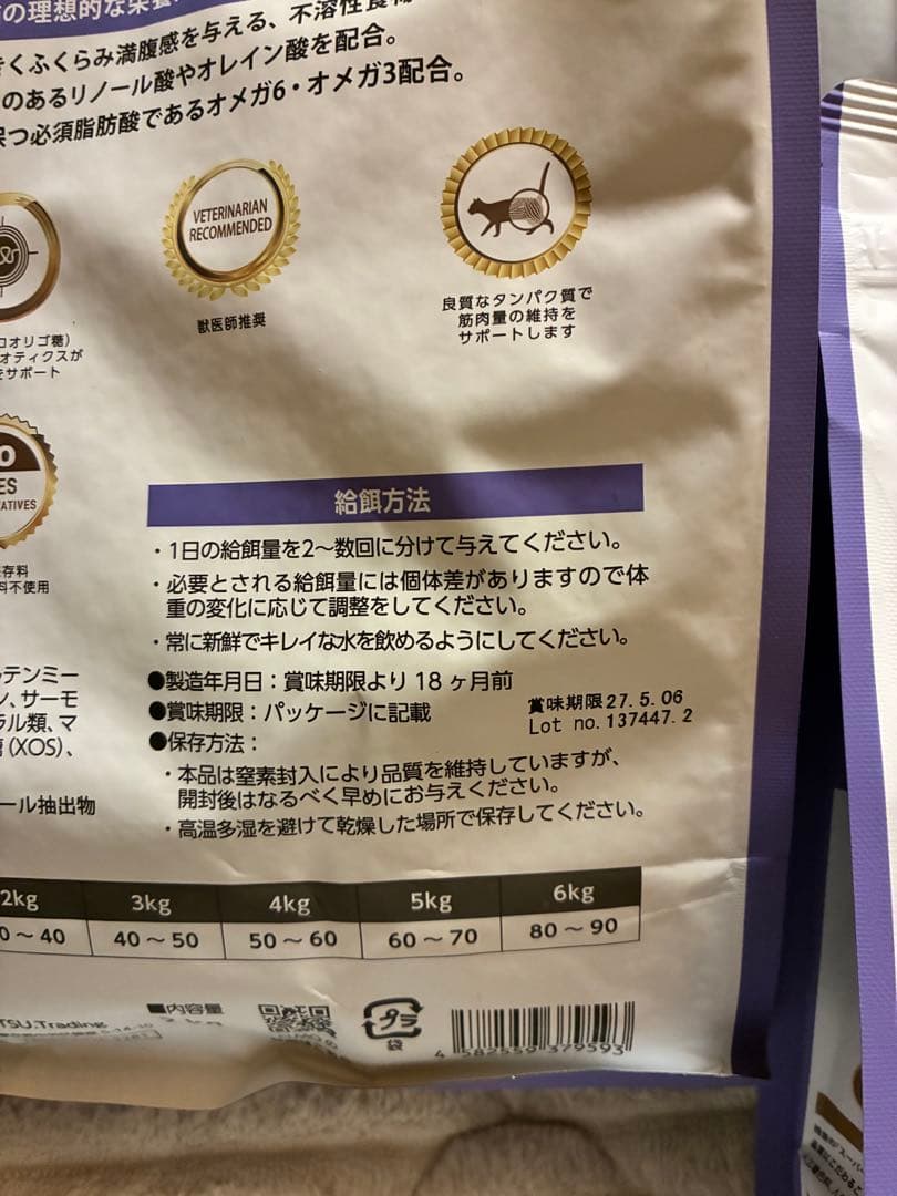 計10.4キロ ELMO インドア成猫用ドライフード 2キロ×4と400g×6 - メルカリ