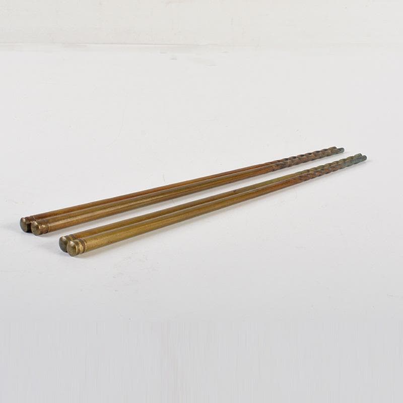 茶道具　銅製　火箸　2点まとめて　N　6692