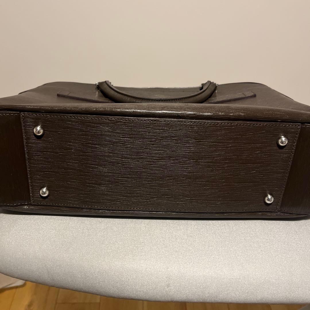 ペッレモルビダキャピターノ 2室タイプ 2way ブリーフケース茶ブラウン干場