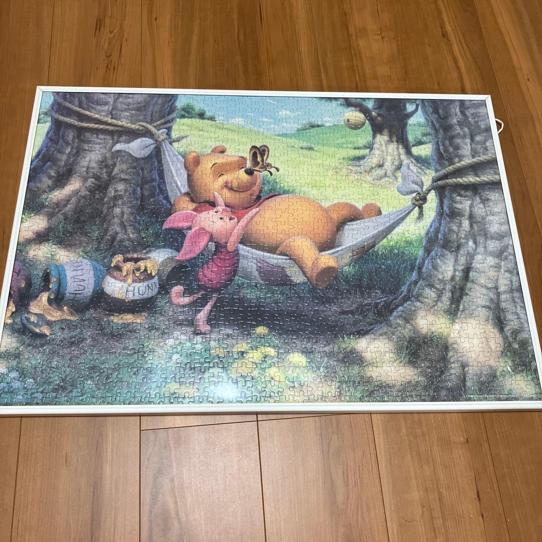 廃盤品】くまのプーさん ジグソーパズル1000 しあわせのハンモック