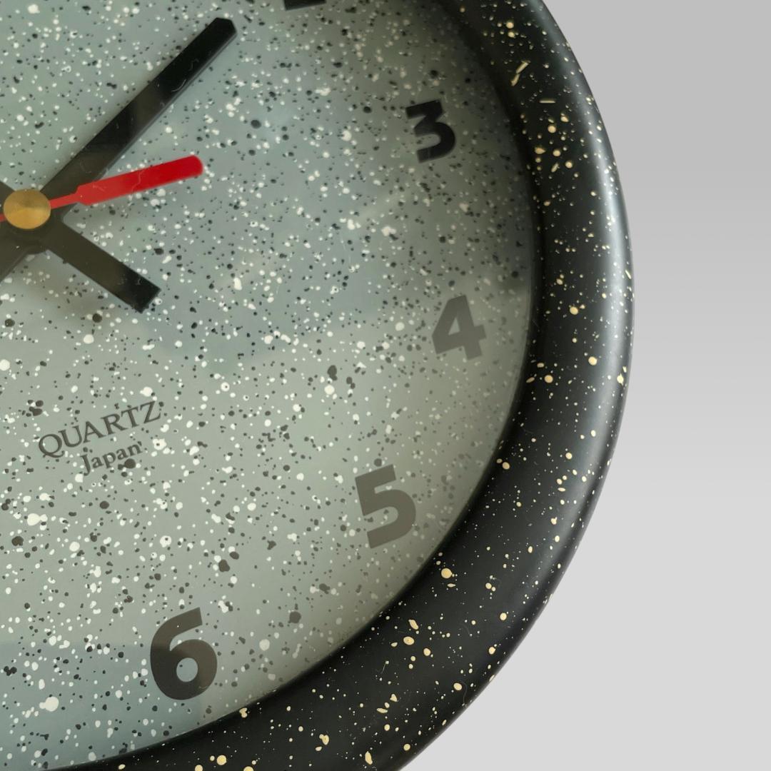 1980s【ポストモダン】ヴィンテージ 掛け時計 デザイン ウォールクロック