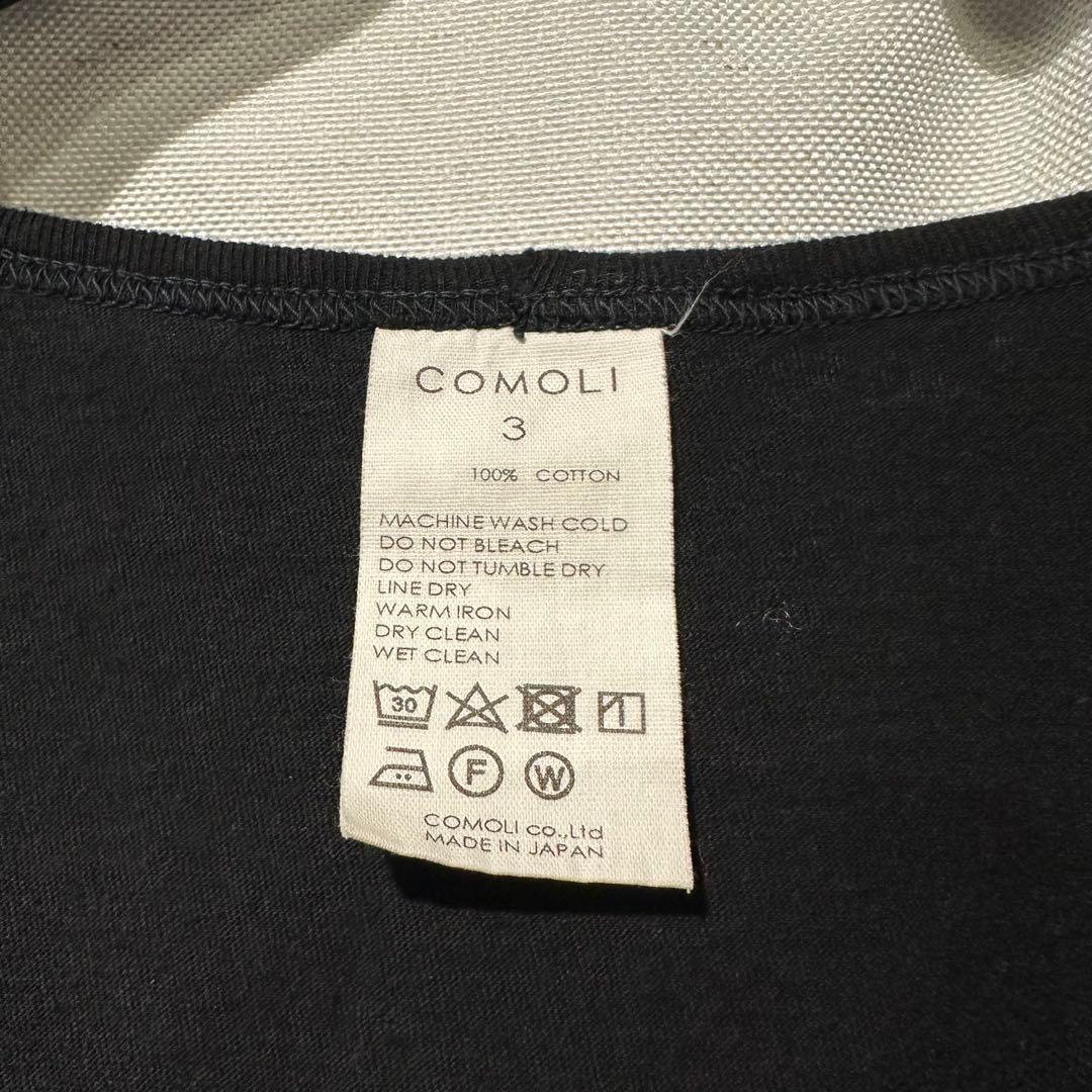 極美品】24SS COMOLI 『サープラスタンクトップ 』BLACK 3 - メルカリ