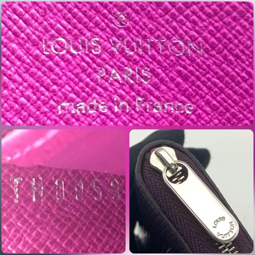 【極美品】ルイヴィトン エピ ジッピーパース カシス ラウンドファスナー