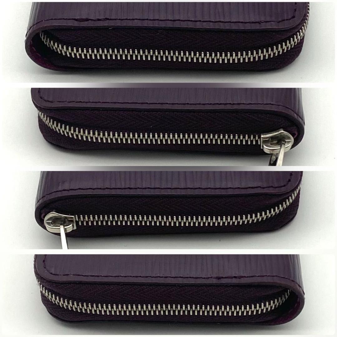 【極美品】ルイヴィトン エピ ジッピーパース カシス ラウンドファスナー