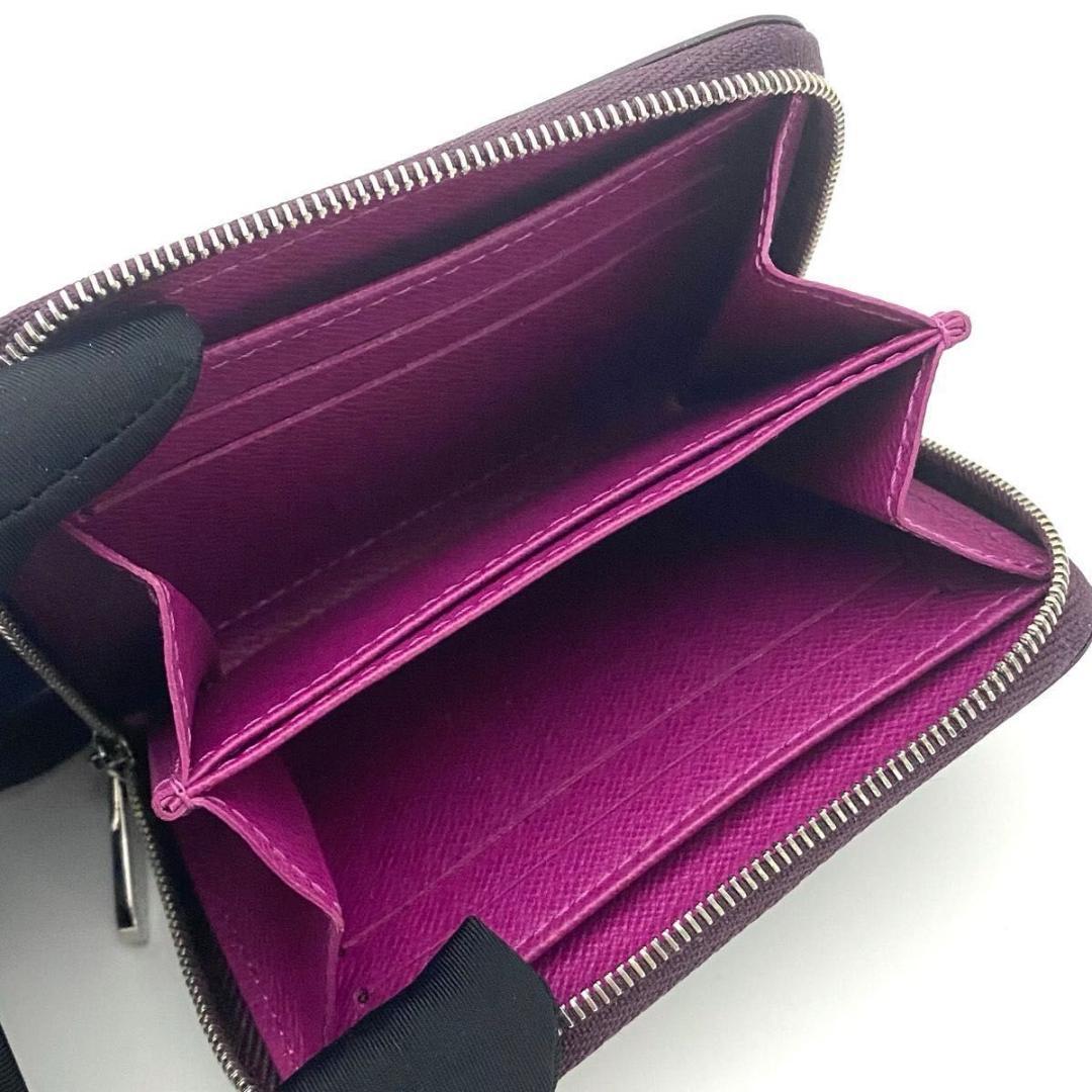 【極美品】ルイヴィトン エピ ジッピーパース カシス ラウンドファスナー