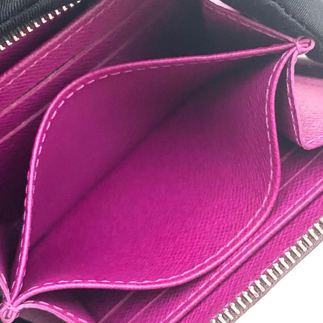 【極美品】ルイヴィトン エピ ジッピーパース カシス ラウンドファスナー