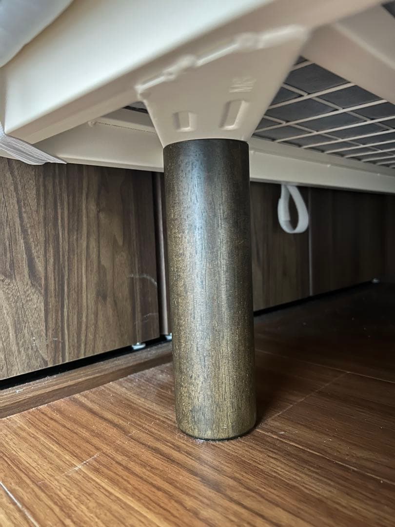 無印良品 脚付きマットレス ポケットコイル/ダブル ベッド