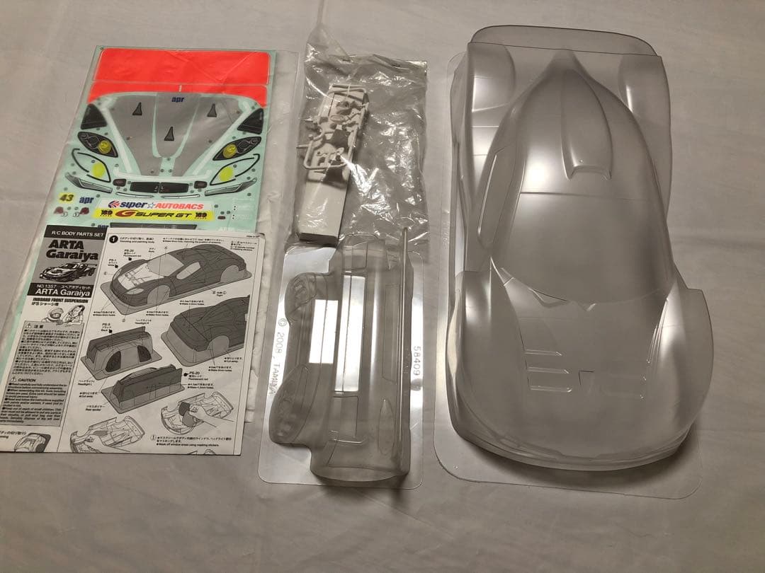 タミヤ 1/10 RC ARTA ガライヤ スペアボディセットGaraiya