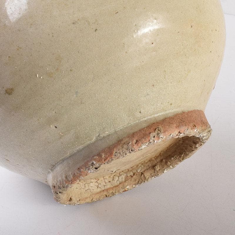 朝鮮美術 李朝 高麗白磁 染付花文 鶴首瓶 V R8025C 美術品・