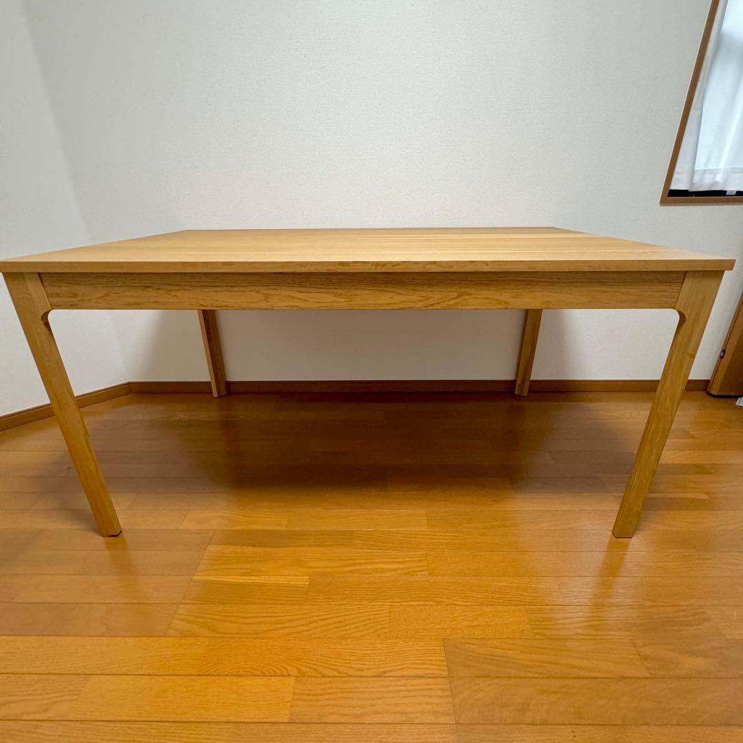 【廃盤/美品】IKEA KOFSTA ダイニングテーブル150×90 オーク