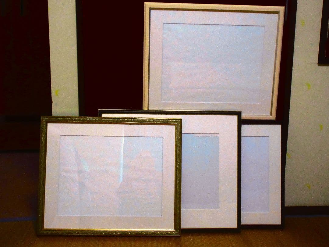 風景画 水彩画 2021年制作 F6サイズ 額装済み