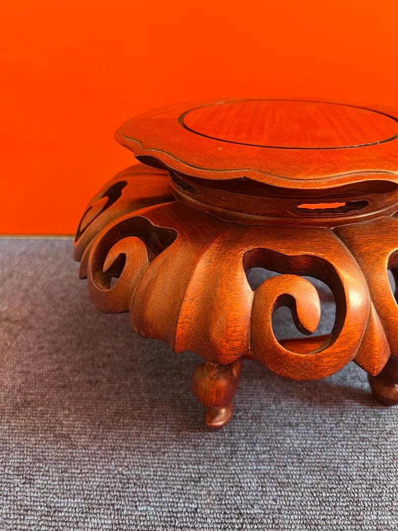 1049 唐木　花台　美品