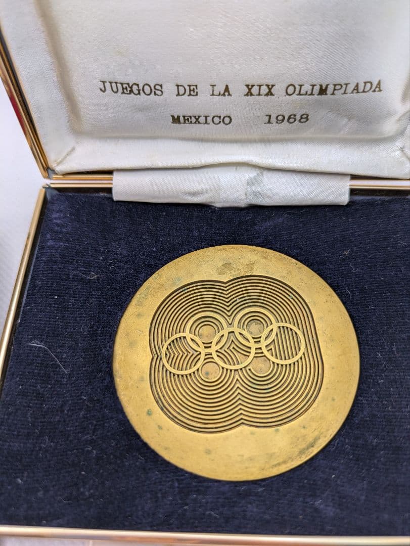 1968年第19回メキシコオリンピック記念メダル銀メダル・銅メダル2点セット