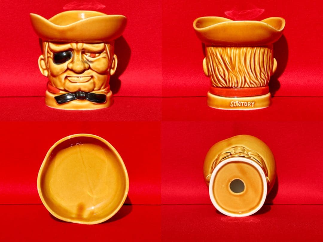 陶磁器【SUNTORY トリス人形セット　非売品　販促品　コレクション　置物】