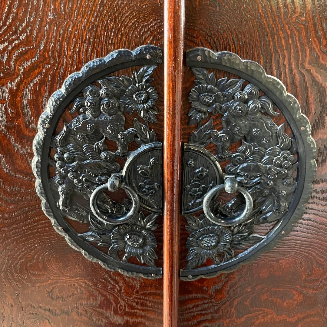 駿河民芸 駿河民藝 ワードローブ 欅材 時代箪笥 昭和レトロ 和製