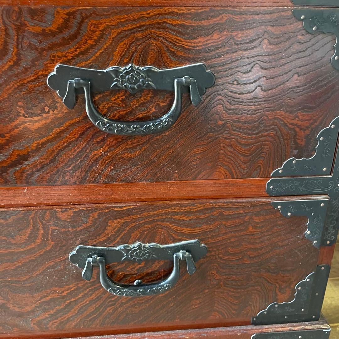 駿河民芸 駿河民藝 ワードローブ 欅材 時代箪笥 昭和レトロ 和製