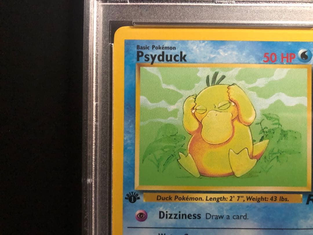 【PSA9】旧裏　コダック　Psyduck 1ST　英語版　ポケモンカードゲーム