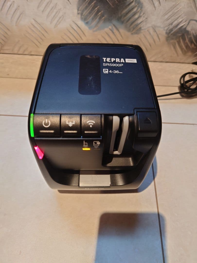 TEPRA SR5900P ラベルプリンター 6色テープ付き