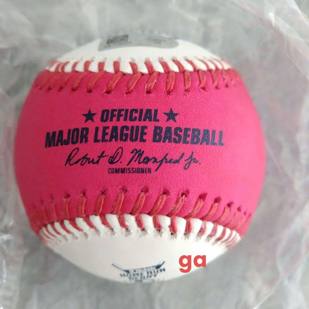 大谷翔平 MLB 公式 サイン ボール ホームランダービー ボーナス ピンク