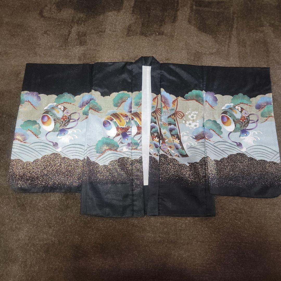 七五三 男の子 着物セット 兜と鷹のデザイン