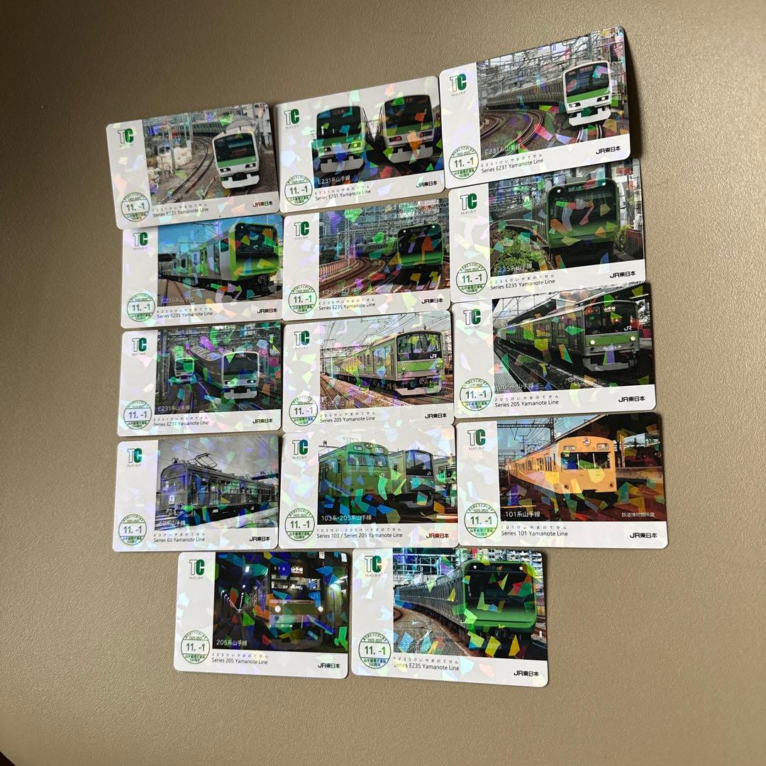 限定品 山手線環状運転100周年記念電車カード